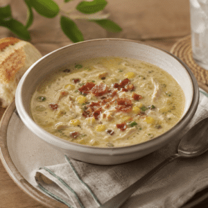 Corn Green Chili Chicken Chowder
