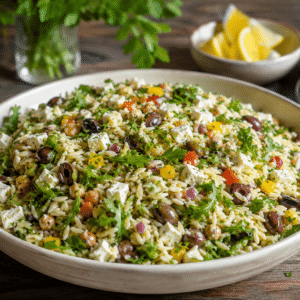 Mediterranean Harvest Orzo Salad