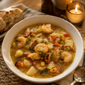 Beach House Shrimp Boil Soup